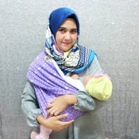 Geos Zafbaby Bolak-Balik Motif Polkadot - Gendongan Bayi