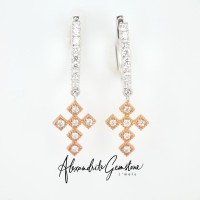 Anting Berlian Salib 3 - AG Jewellery