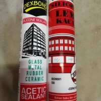 LEM KACA AQUARIUM HITAM / PUTIH / LEM SEALANT SILICONE