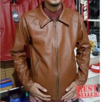Terbaru Jaket Kulit Mondy AJ /Bigsize/Size Semua ada