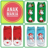 2 pasang kaos kaki anak/dewasa hadiah/kado Natal RANDOM