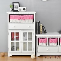 MOOI SERIES (RATTAN) MINI CABINET KACA