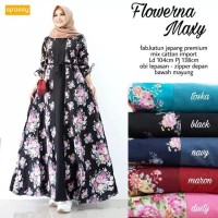 Gamis Motif Bunga Terbaru Gamis Bunga Bunga 2019