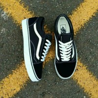 SEPATU Vans Olsdchool Hitam Putih pria wanita