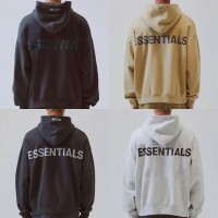 FEAR OF GOD FOG ESSENTIALS BOXY LOGO HOODIE