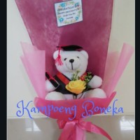 Buket Bunga Wisuda Bear Jeco Murah