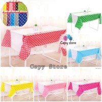 Table Cover / Taplak Meja Motif Polkadot