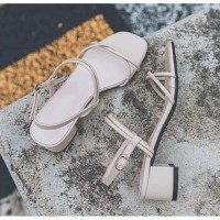 Sepatu sandal sendal wanita hak tahu big high heels tali dns 25