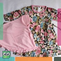 GAMIS BAYI KATUN JEPANG ORI ALLSIZE 6 7 8 9 10 11 12 BULAN. Baju