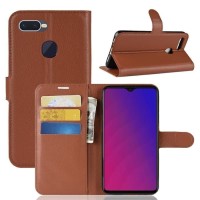 FLIP COVER WALLET Oppo F9 LEATHER CASE COVER KULIT