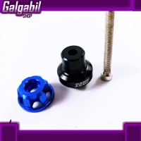Jalu Spakbor Paddock Knalpot Motor Biru CNC Universal