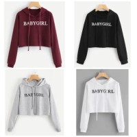 jaket hoodie crop