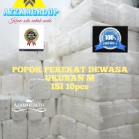 POPOK DEWASA MODEL PEREKAT uk M 1pak isi 10pcs