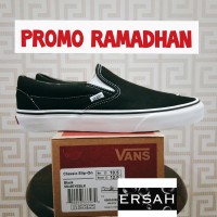 Vans Classic Slip on Black White Global Released