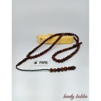 Promo Tasbih Kokka Kaukah 99 Bulat Polos 6 Mm Coklat Promo