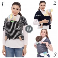 Gendongan Bayi Kaos Lilit malilkids / Malil Geos Wrap