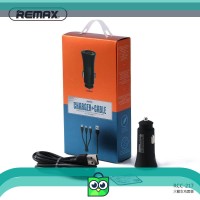 REMAX 2.4A 2USB Kabel Charger 3in1 untuk iPhone / Android