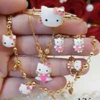 xuping set perhiasan anak lapis emas L1222