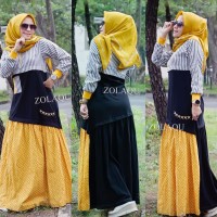 gamis zolaqu original dress wanita terbaru ori