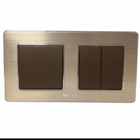 saklar engkel + seri Boton K2 coklat dark