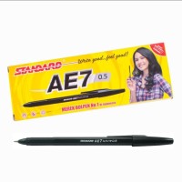 Standard Pen AE7 Alfatip Black isi 12 pcs