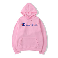 pink champion sweatshirt