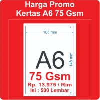 Jual Kertas A6 Murah - Harga Terbaru 2021