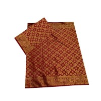 Kain Songket Palembang Marun Set