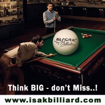 Logo ISAK Billiard Sport Co.