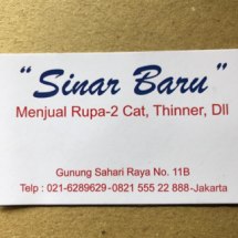 Logo toko cat sinar baru