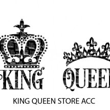 Logo King Queen Store Acc