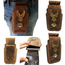 Logo geunine leather