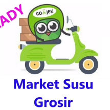 Logo market susu grosir