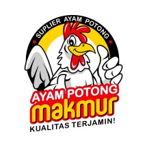 Logo Ayam Potong Makmur