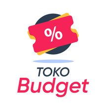 Logo toko budget