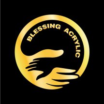 Logo Blessing acrylic
