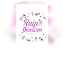 Logo Toko Baju dan Mukena Rain's