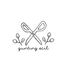 Logo gunting ecil