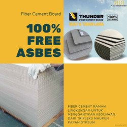 Jual Thunder Board Fiber Cement Board 6 X 1200 X 2400mm Kab Sidoarjo Multi Distribusi Tokopedia