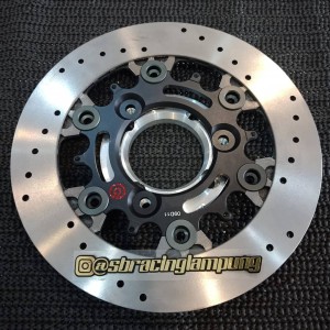 piringan brembo rotor plus adaptor 220mm