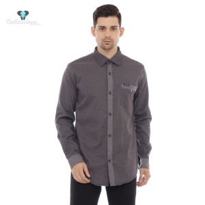 Harga kemeja lengan panjang pria cottonology swiss abu abu abu | HARGALOKA.COM Harga kemeja lengan panjang pria cottonology swiss abu abu abu | HARGALOKA.COM