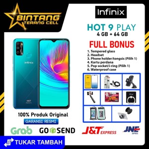 Harga infinix hot 9 play ram 4 64gb garansi resmi non gift | HARGALOKA.COM Harga infinix hot 9 play ram 4 64gb garansi resmi non gift | HARGALOKA.COM