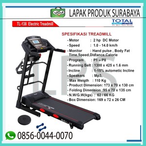 Harga alat fitness surabaya treadmill elektrik tl 138 total | HARGALOKA.COM Harga alat fitness surabaya treadmill elektrik tl 138 total | HARGALOKA.COM