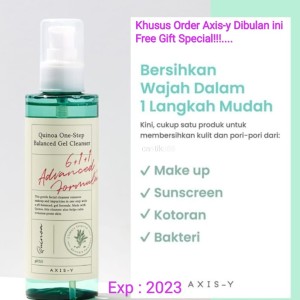 Harga axis y quinoa one step balanced gel cleanser 180ml | HARGALOKA.COM Harga axis y quinoa one step balanced gel cleanser 180ml | HARGALOKA.COM