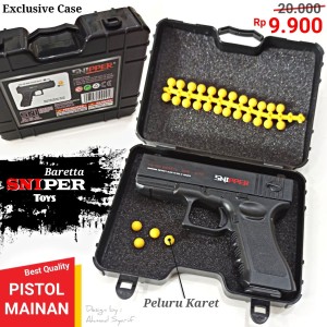 Harga sniper baretta pistol angin mainan anak peluru karet | HARGALOKA.COM Harga sniper baretta pistol angin mainan anak peluru karet | HARGALOKA.COM