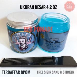 Info Pomade Chief Blue Waterbased Free Sisir Hitam Stiker Katalog.or.id Info Pomade Chief Blue Waterbased Free Sisir Hitam Stiker Katalog.or.id