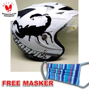 Katalog Helm Helem Helmet Double Visor Motif Scorpion Putih Katalog.or.id Katalog Helm Helem Helmet Double Visor Motif Scorpion Putih Katalog.or.id