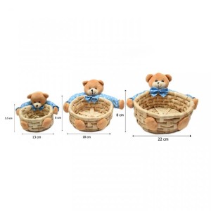 Harga keranjang souvenir boneka beruang biru ukuran kecil | HARGALOKA.COM Harga keranjang souvenir boneka beruang biru ukuran kecil | HARGALOKA.COM