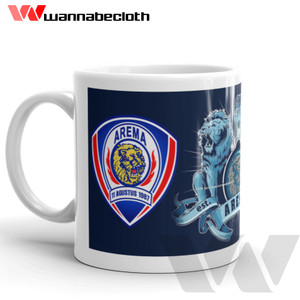 Harga gelas mug keramik porcelain souvenir arema indonesia singo | HARGALOKA.COM Harga gelas mug keramik porcelain souvenir arema indonesia singo | HARGALOKA.COM