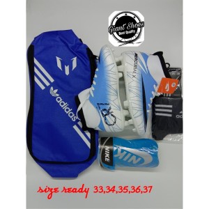 Harga paket komplit sepatu bola anak nike cr7 biru muda | HARGALOKA.COM Harga paket komplit sepatu bola anak nike cr7 biru muda | HARGALOKA.COM